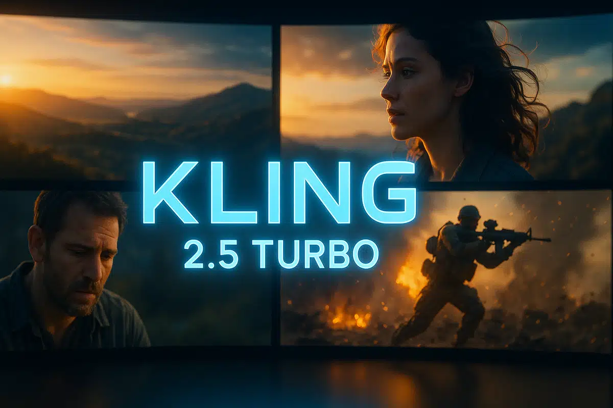 AI short film with complex scene