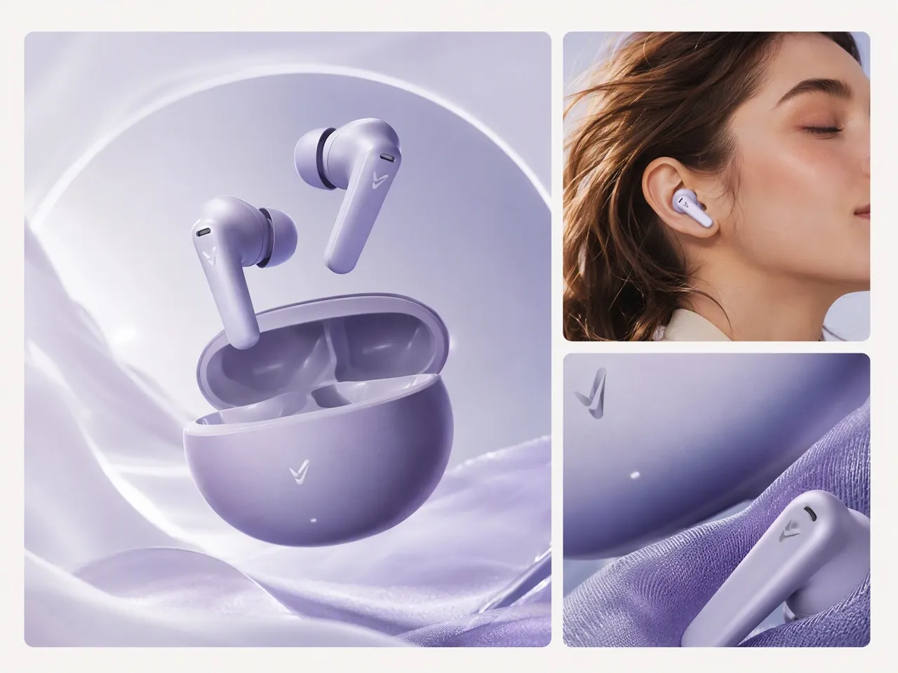 RoboNeo AI image generator wireless earbuds ad