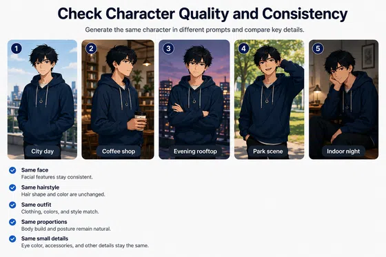 RoboNeo AI Character Generator Consistency