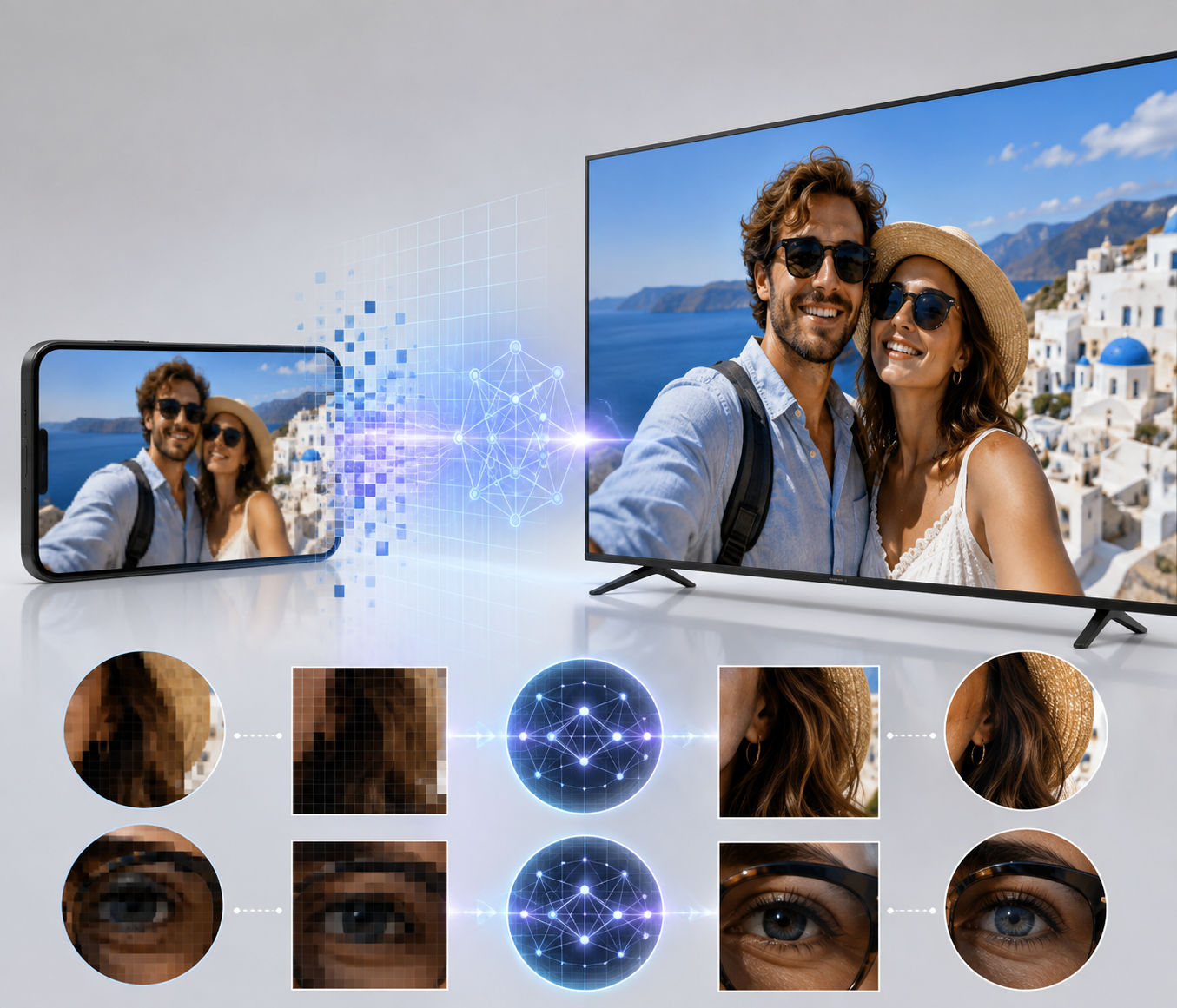 RoboNeo AI 4K Video Upscaler Detail Boost