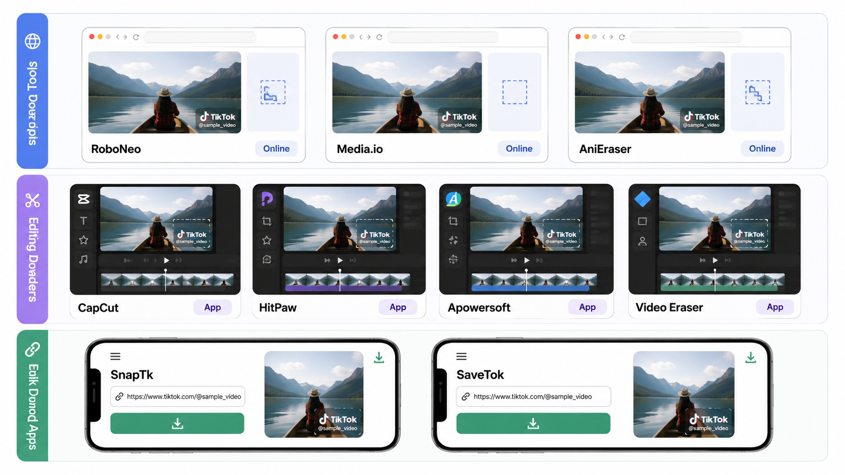 RoboNeo AI TikTok watermark remover tools