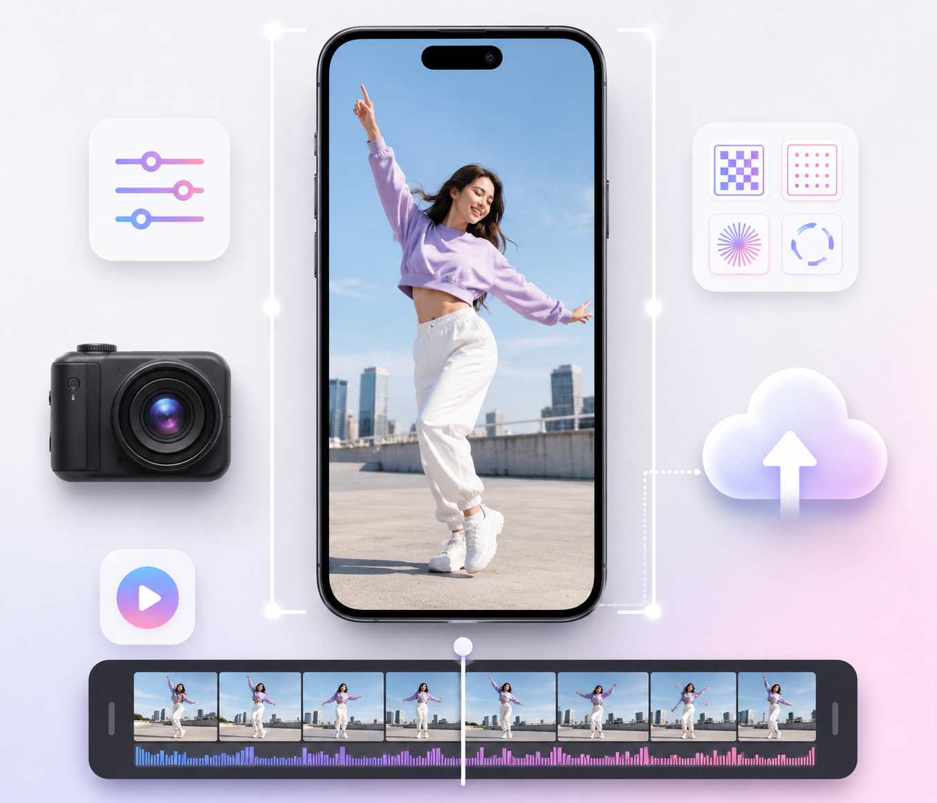 TikTok video settings for HD uploads