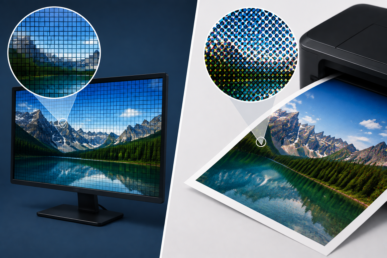 DPI vs PPI image resolution comparison DPI vs PPI image resolution comparison