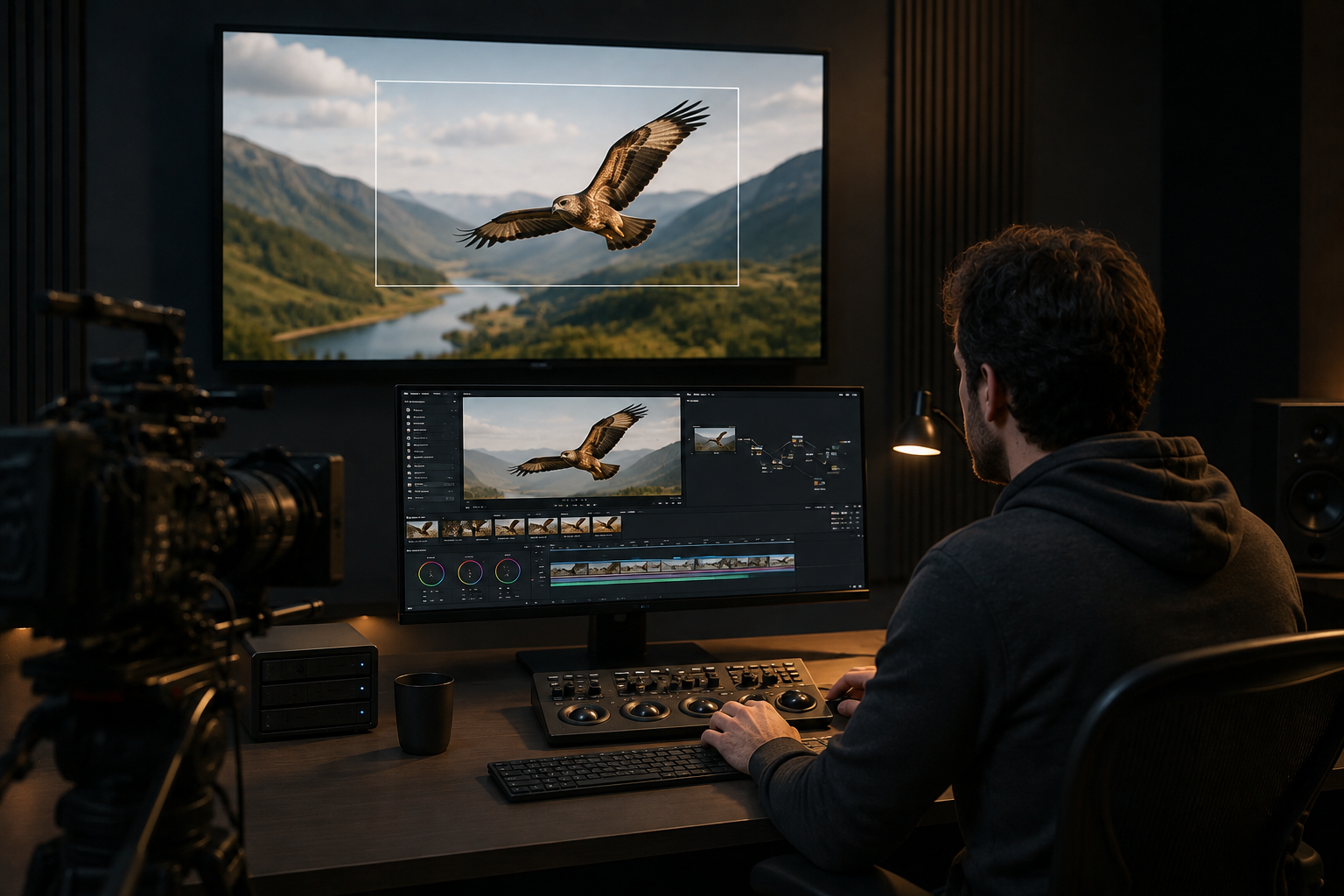 8K video post-production workflow