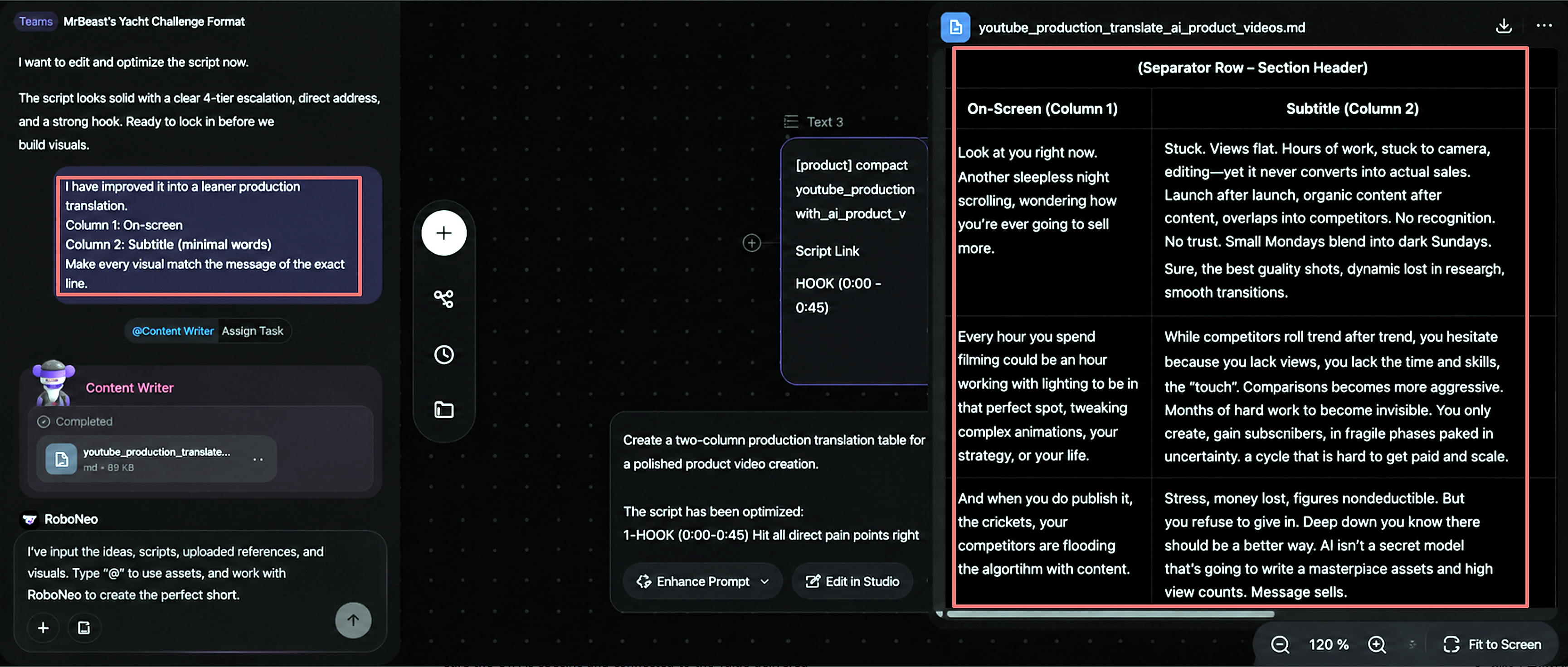RoboNeo AI Product Video Production Script