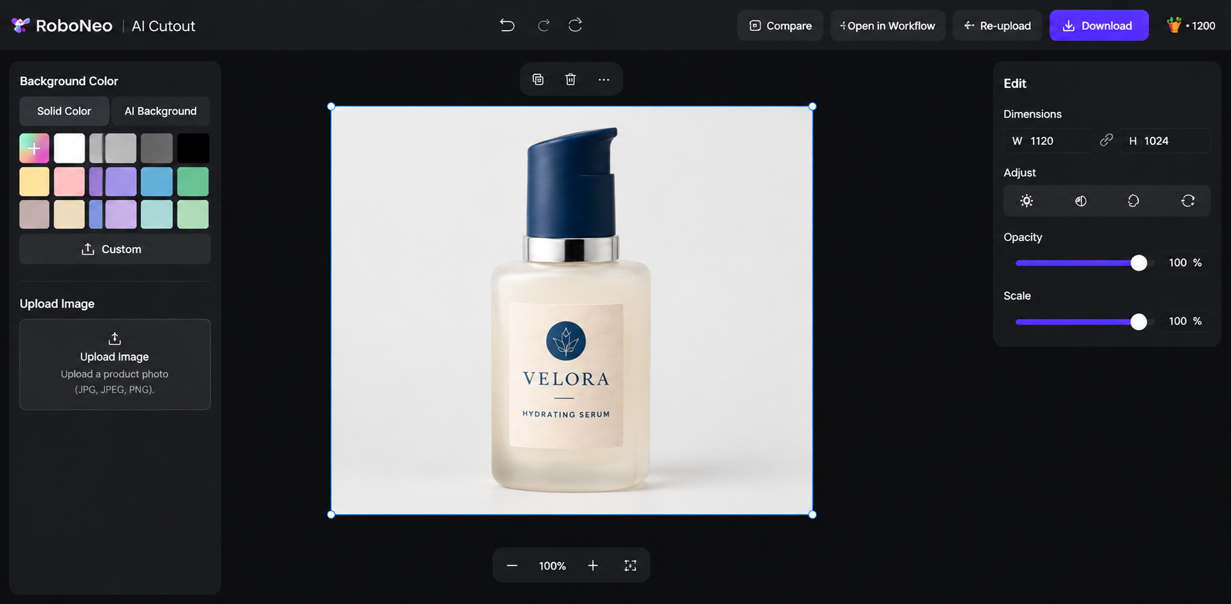 RoboNeo AI Background Remover Tool