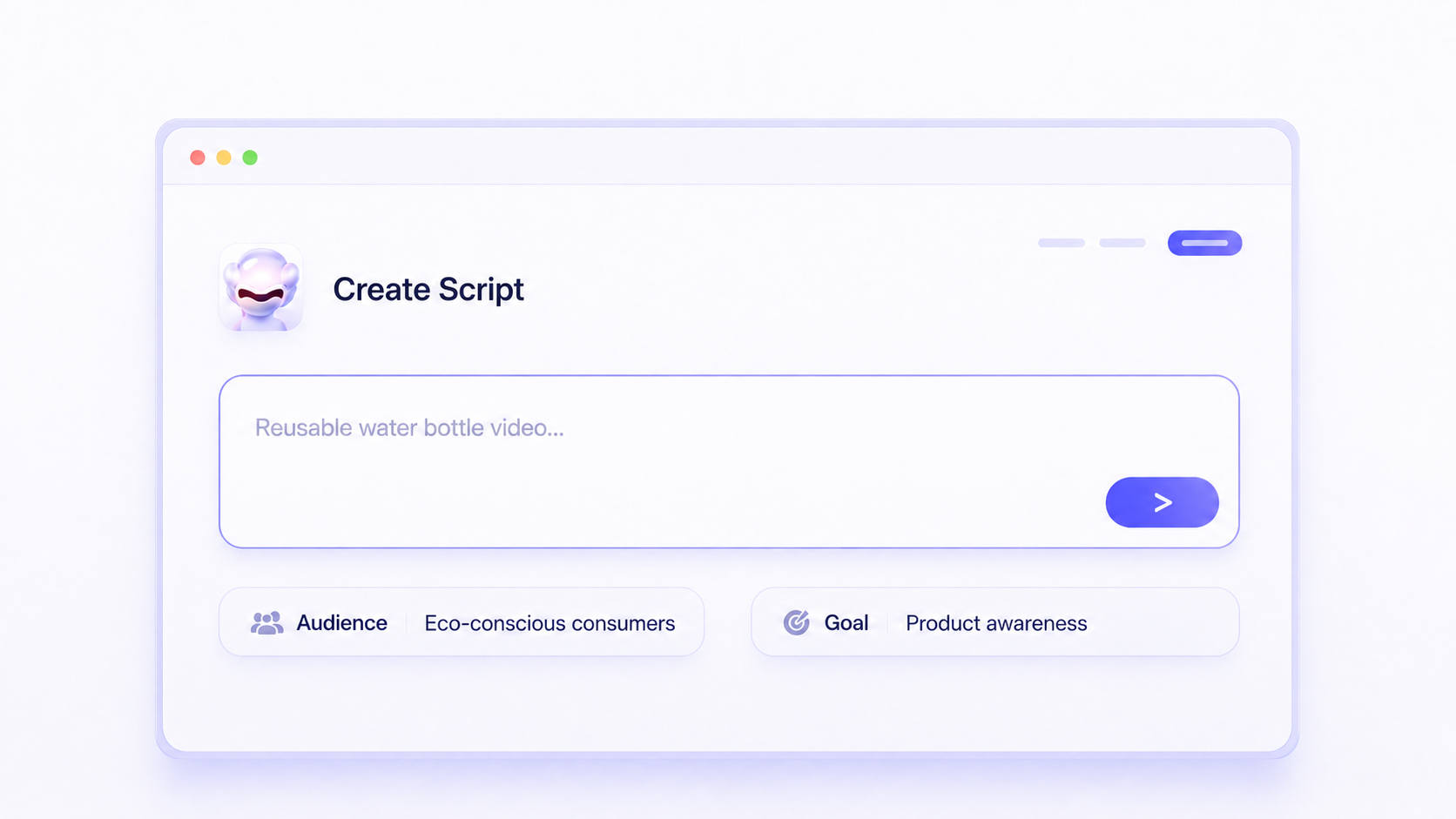 RoboNeo AI video script generator