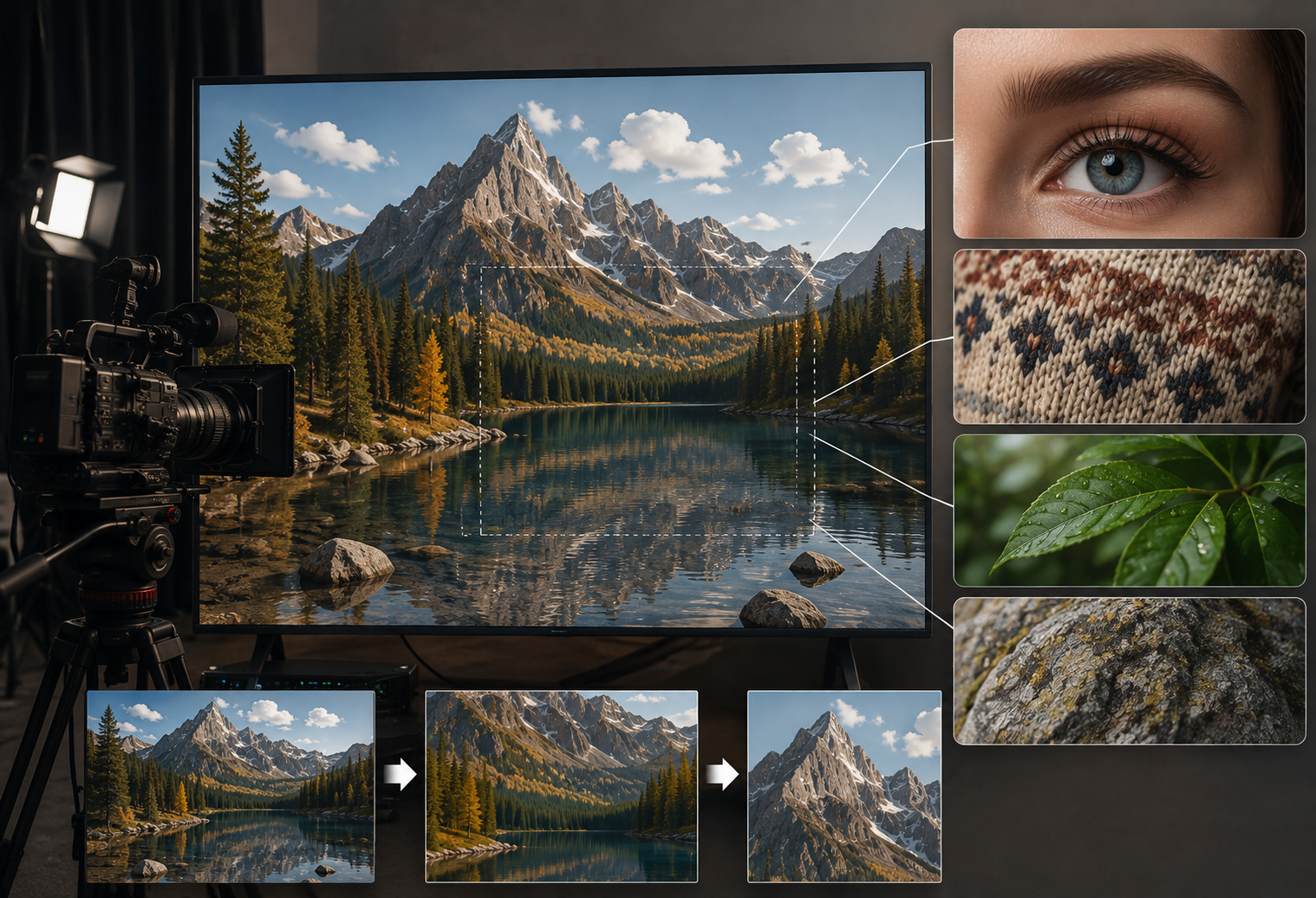 RoboNeo AI Video Upscaler Detail Enhancement