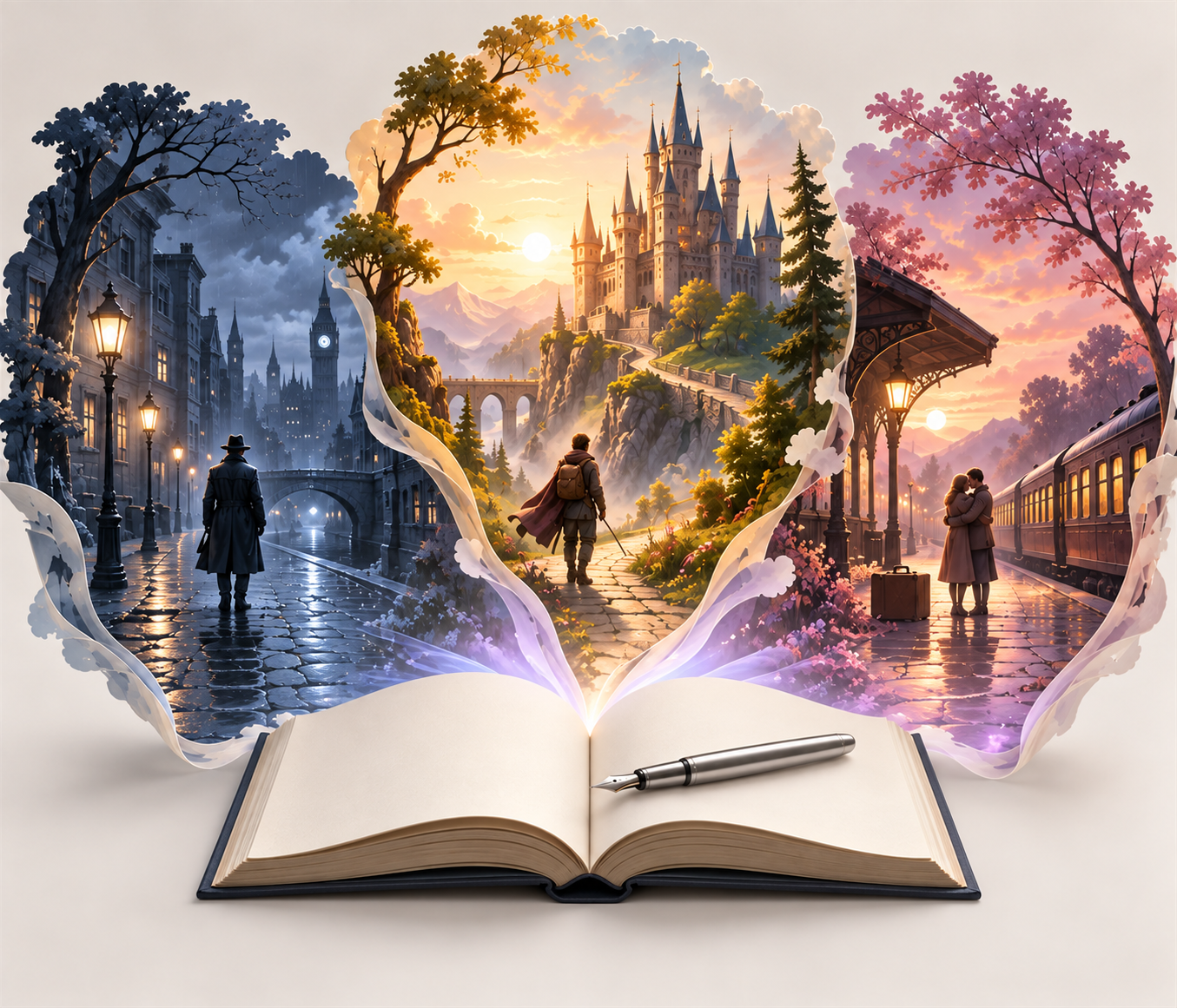 AI models writing different story genres AI models writing different story genres
