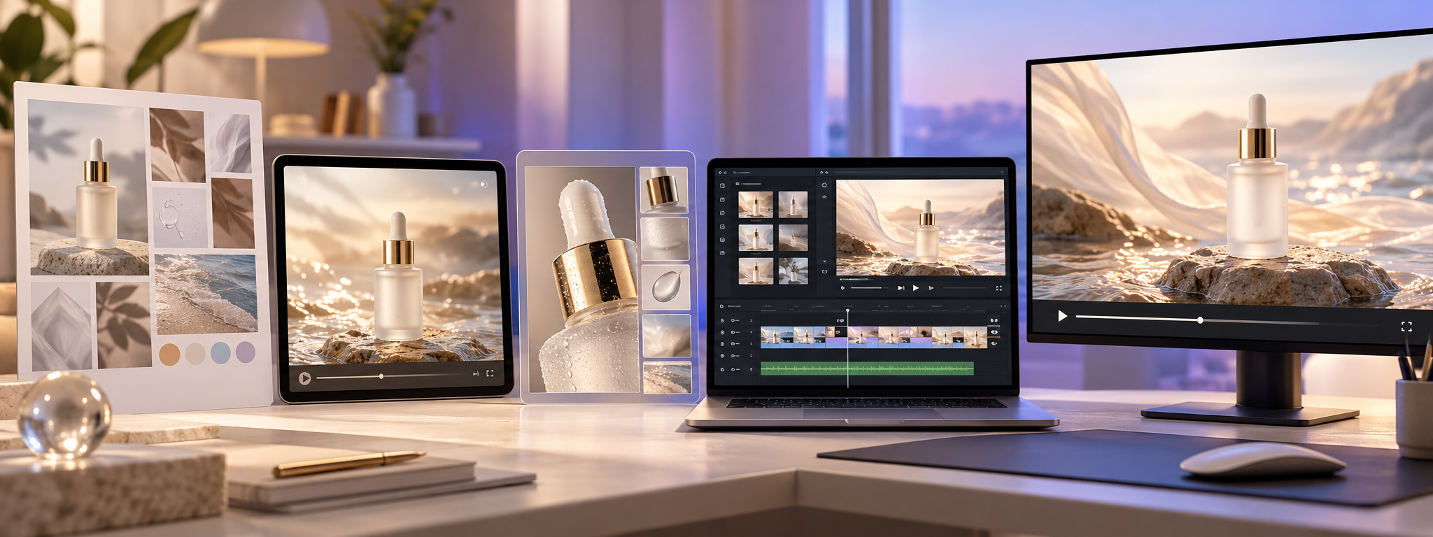 Multiple AI models for product video design