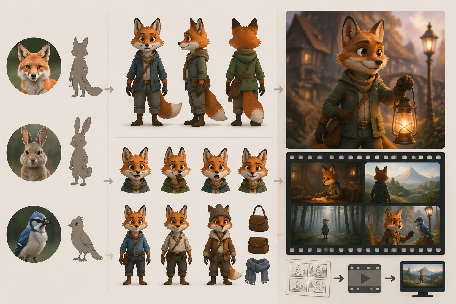 AI character creation process