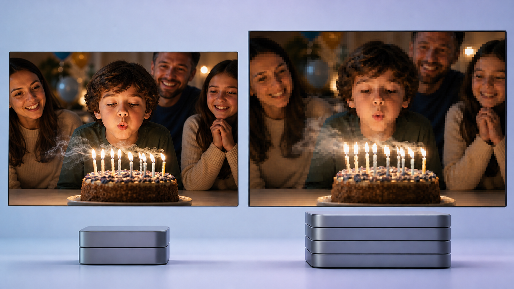 RoboNeo 4K vs HD compression comparison