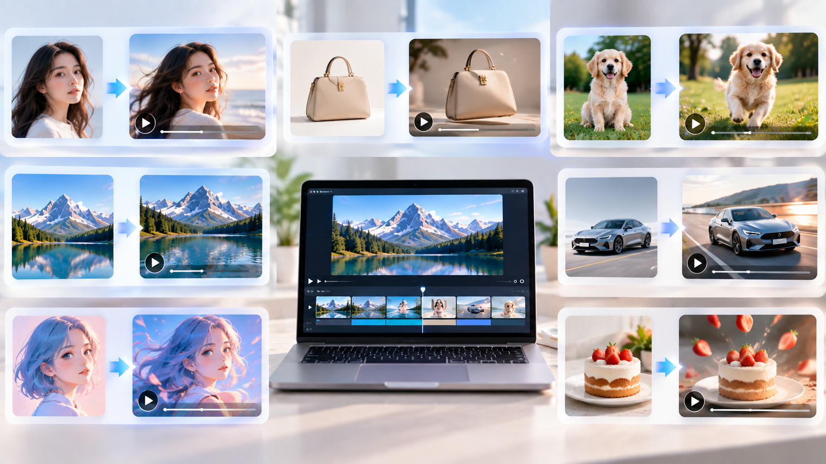 Image to video AI generator examples