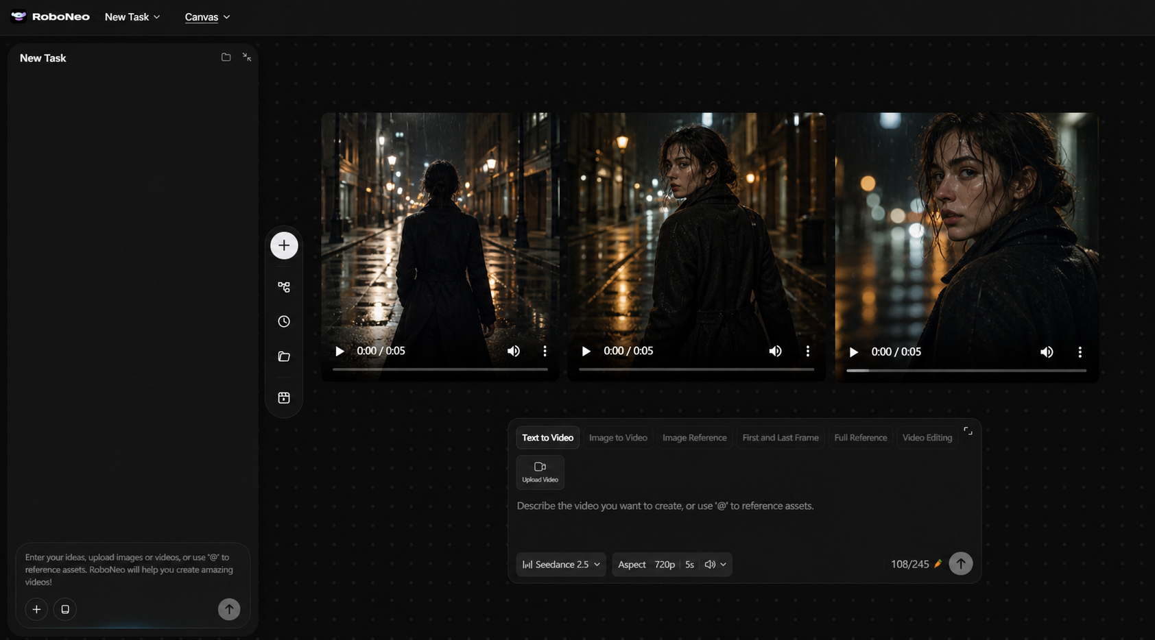 RoboNeo AI video prompt generation