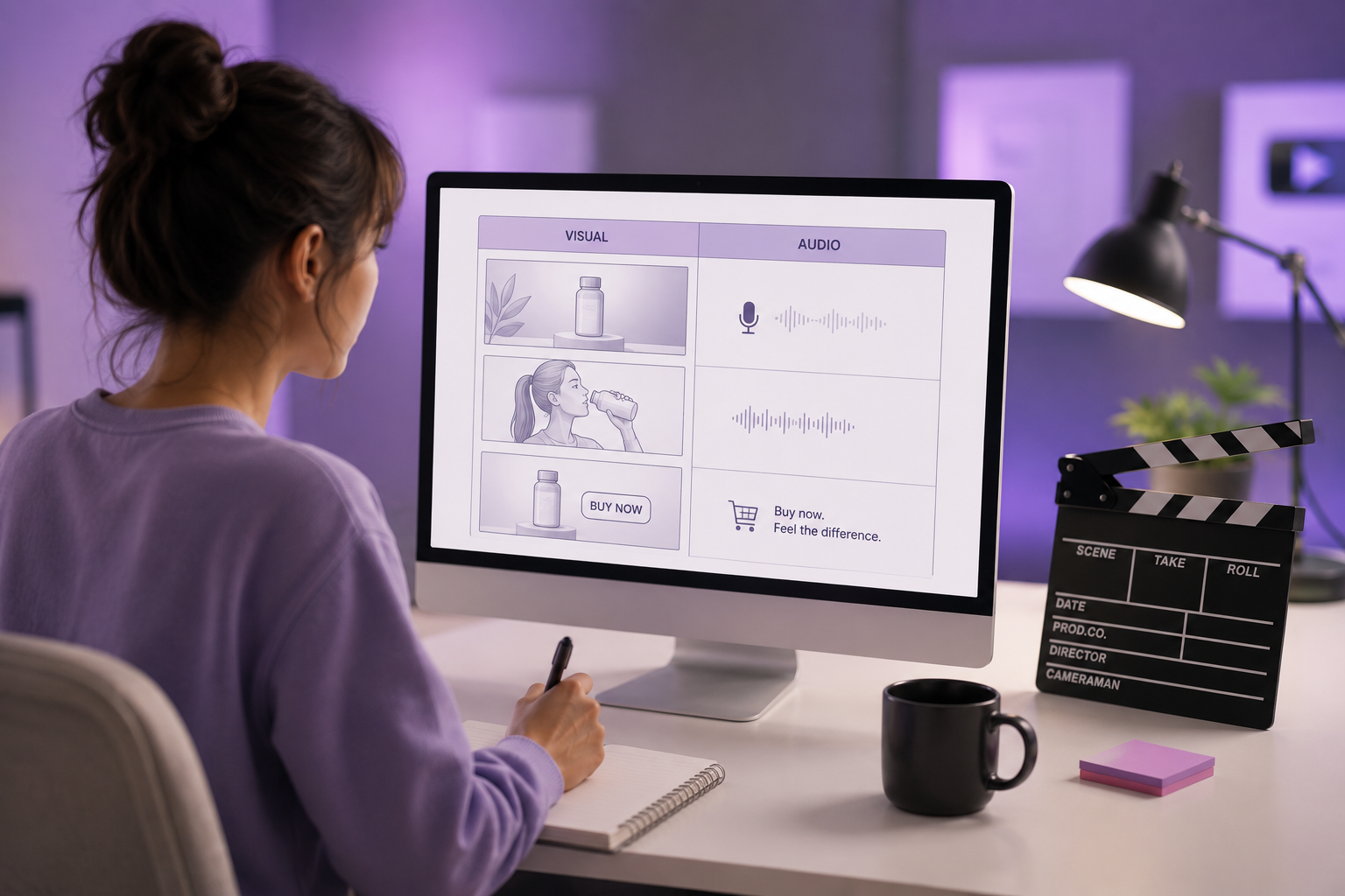 RoboNeo AI Video Ad Storyboard