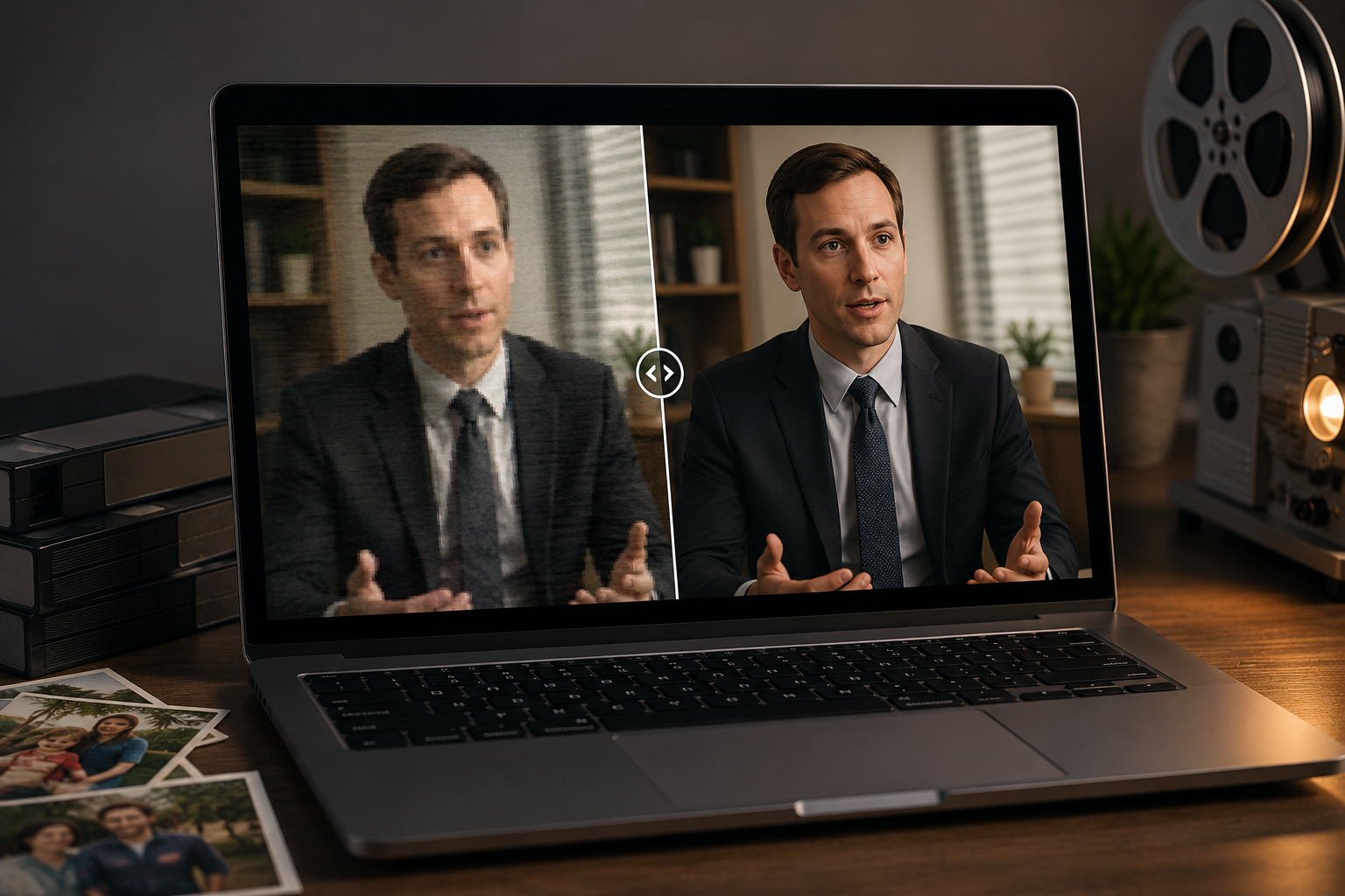 RoboNeo AI Video Enhancer for blurry video