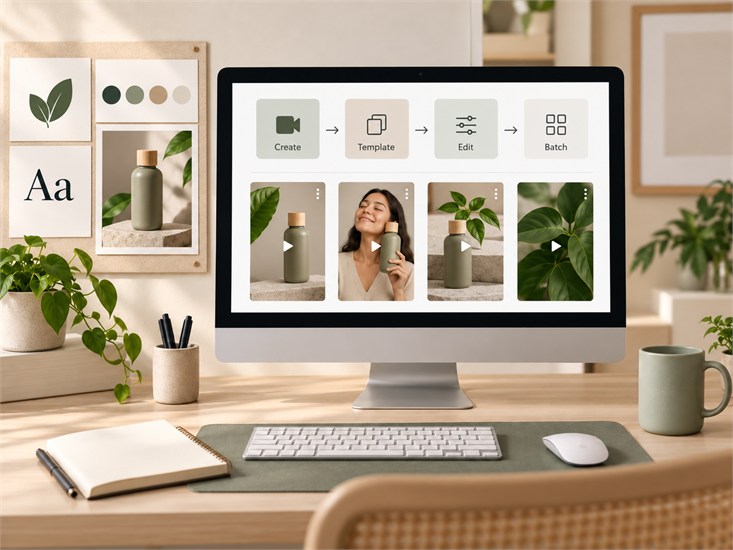 Branded social media video content creation workflow