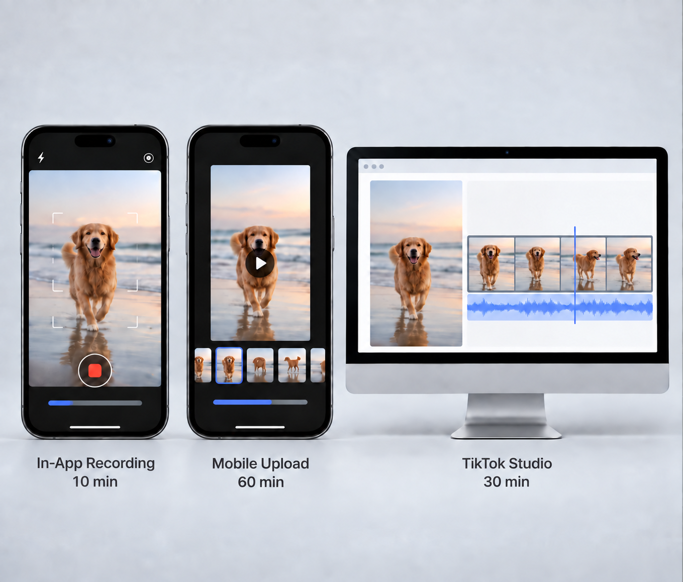 TikTok video recording and upload limits TikTok video recording and upload limits
