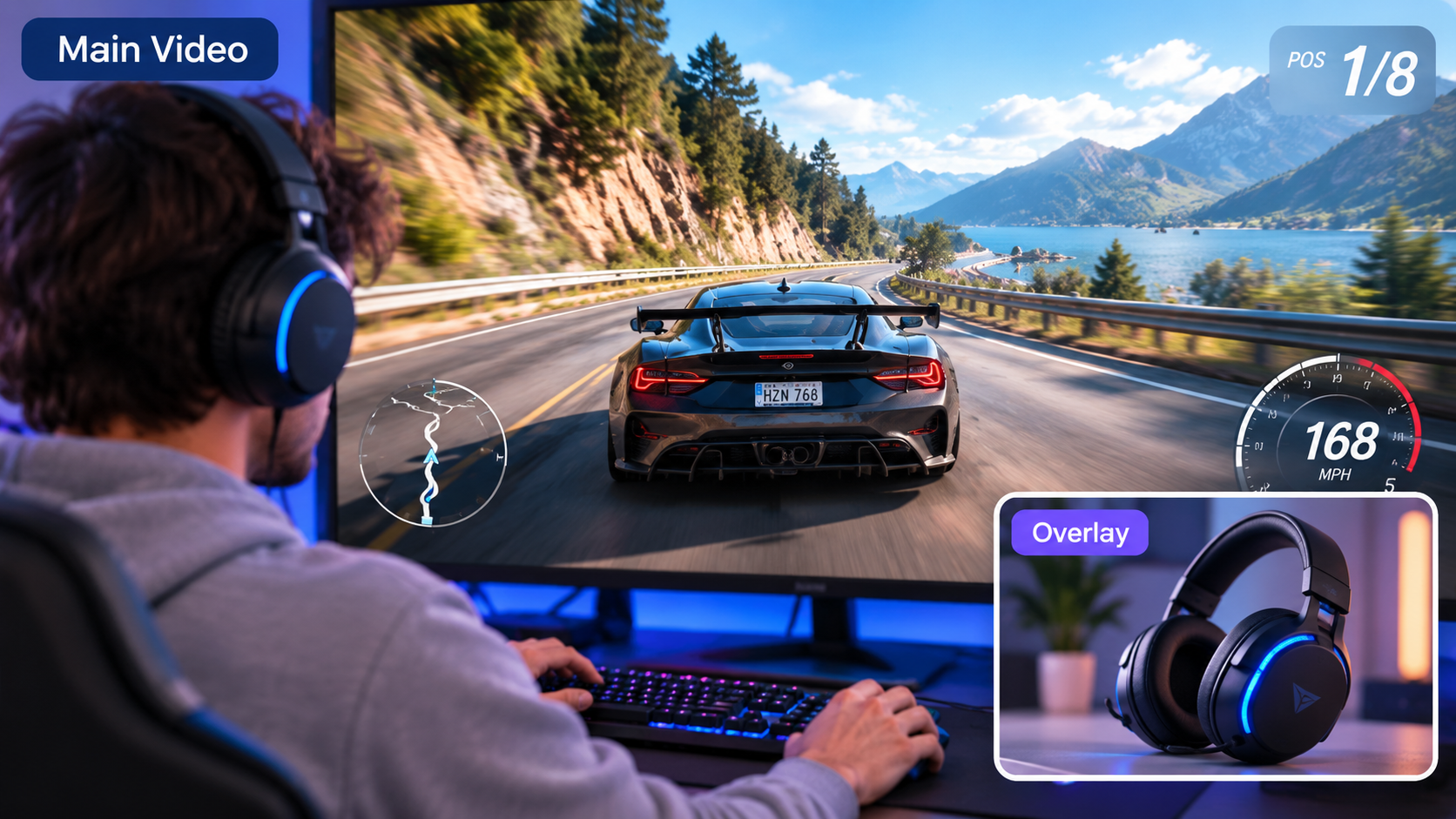 AI video editing for video overlays AI video editing for video overlays
