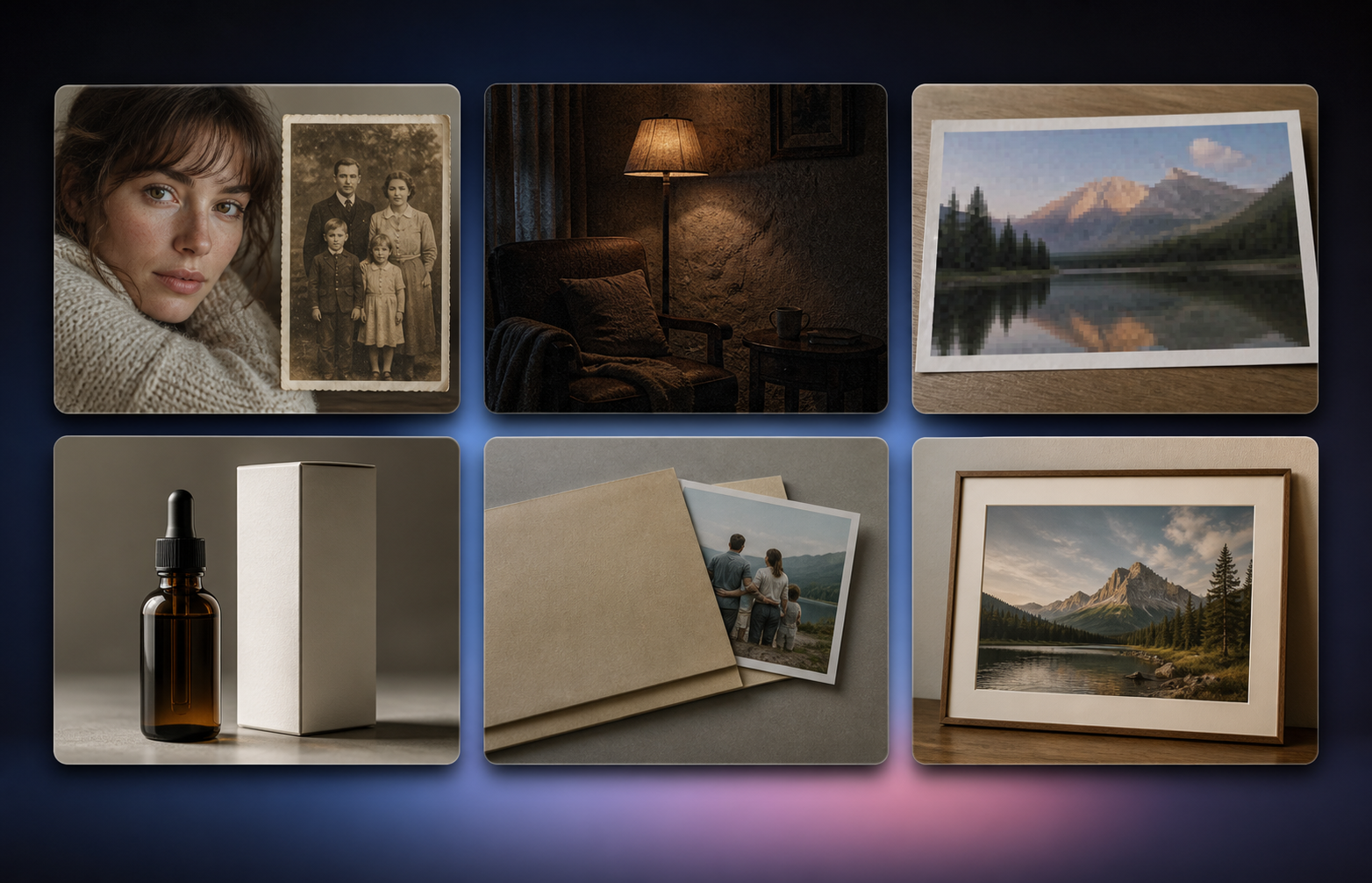 AI photo enhancer choices by image type