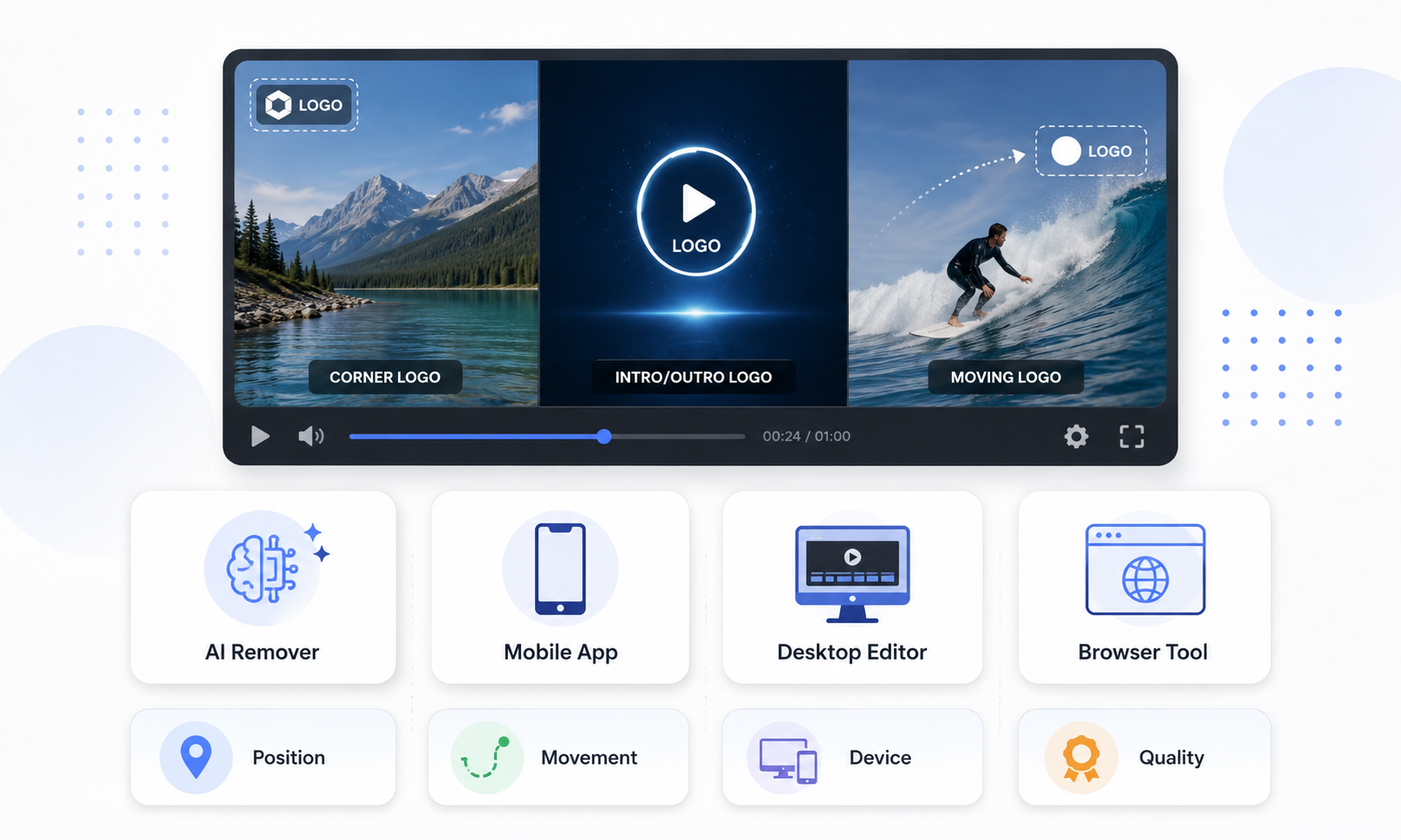 RoboNeo AI Video Logo Remover Tool