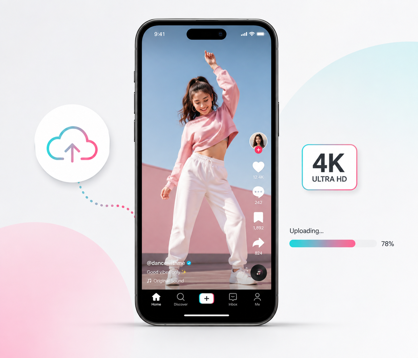 TikTok high quality video upload