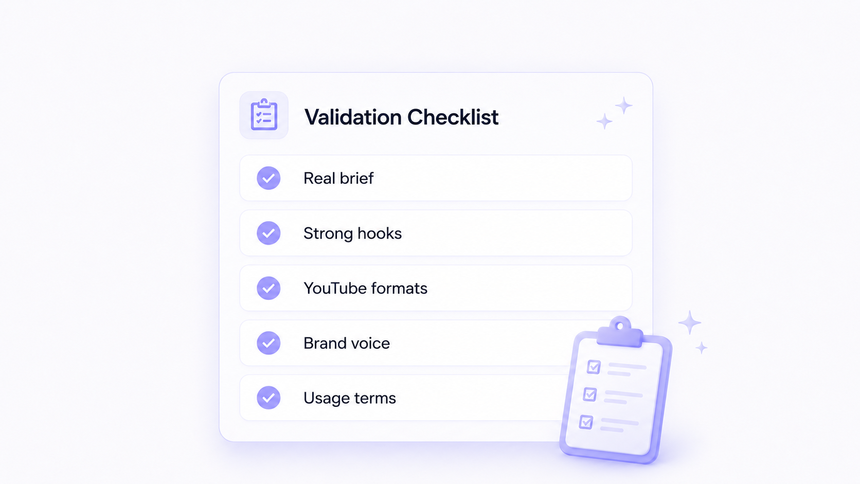 RoboNeo AI Script Generator Checklist