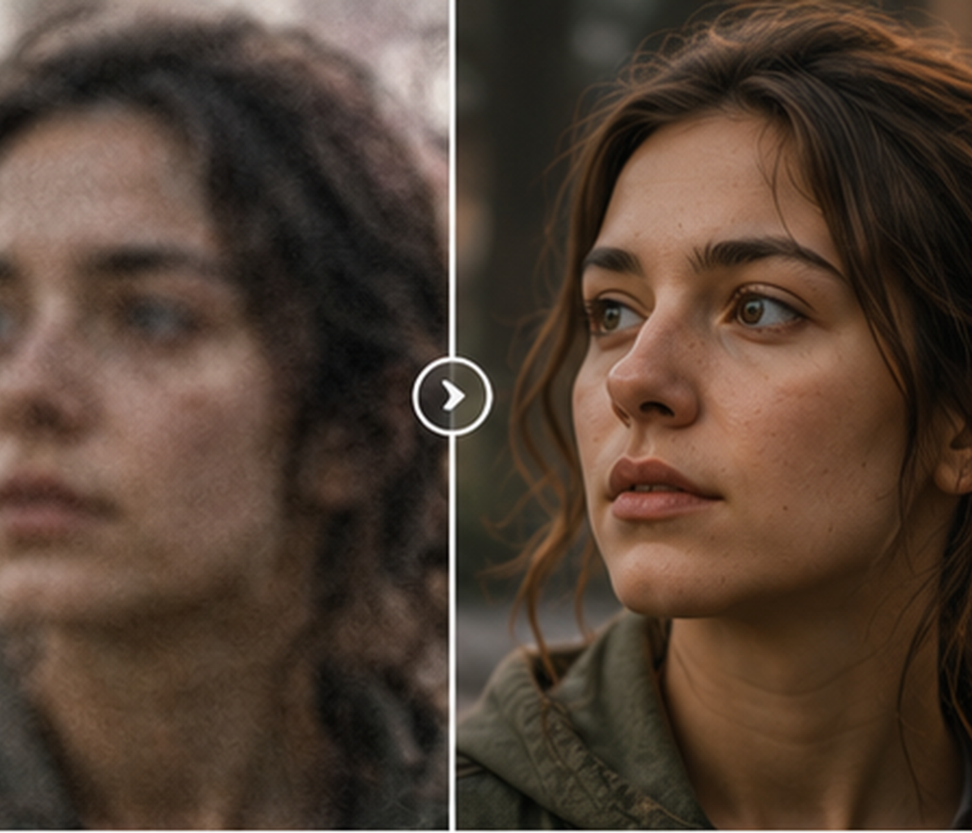 AI image sharpener