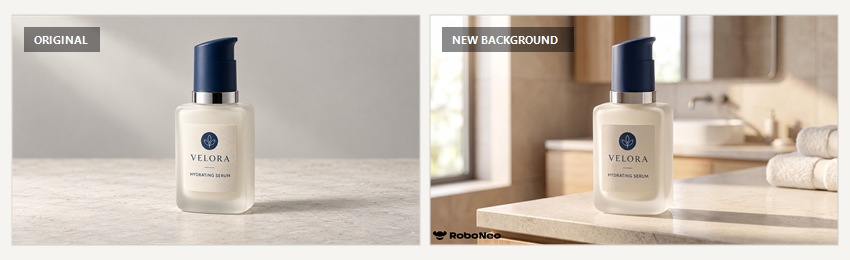 RoboNeo product photo background replacement RoboNeo product photo background replacement