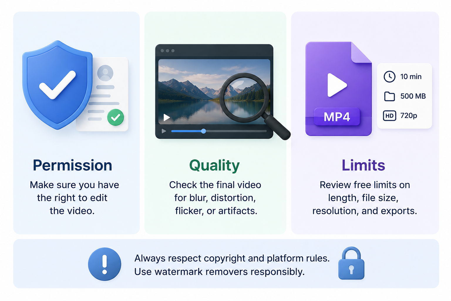 RoboNeo AI Video Watermark Remover Tips