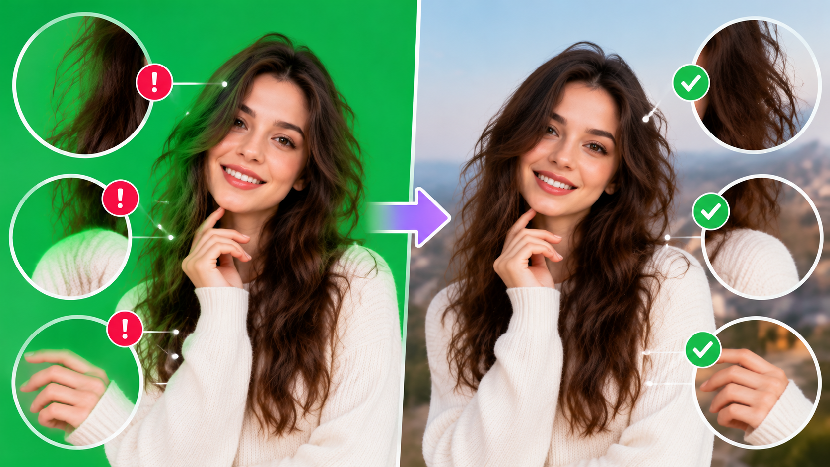 Remove green screen