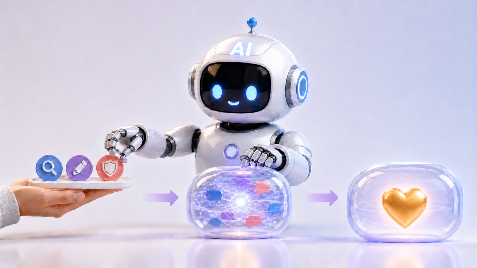 AI text editing workflow for human writing