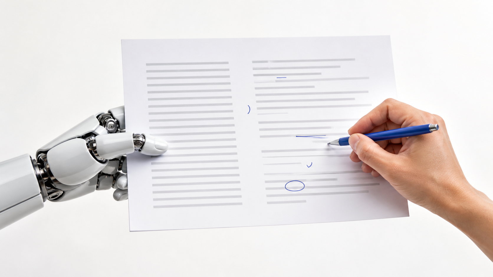 Human editing AI text for natural writing