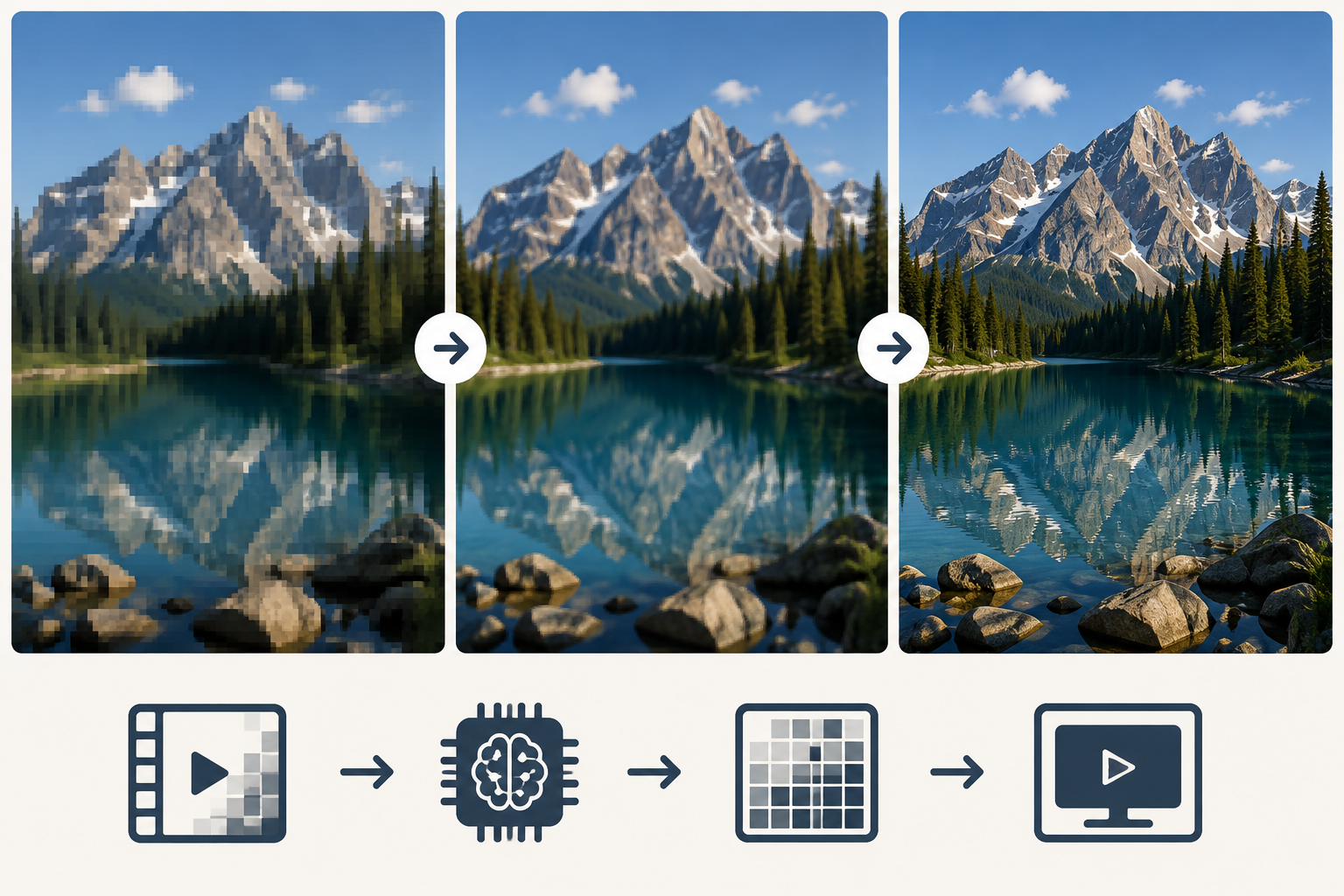 RoboNeo AI Video Enhancer for 480p to 1080p