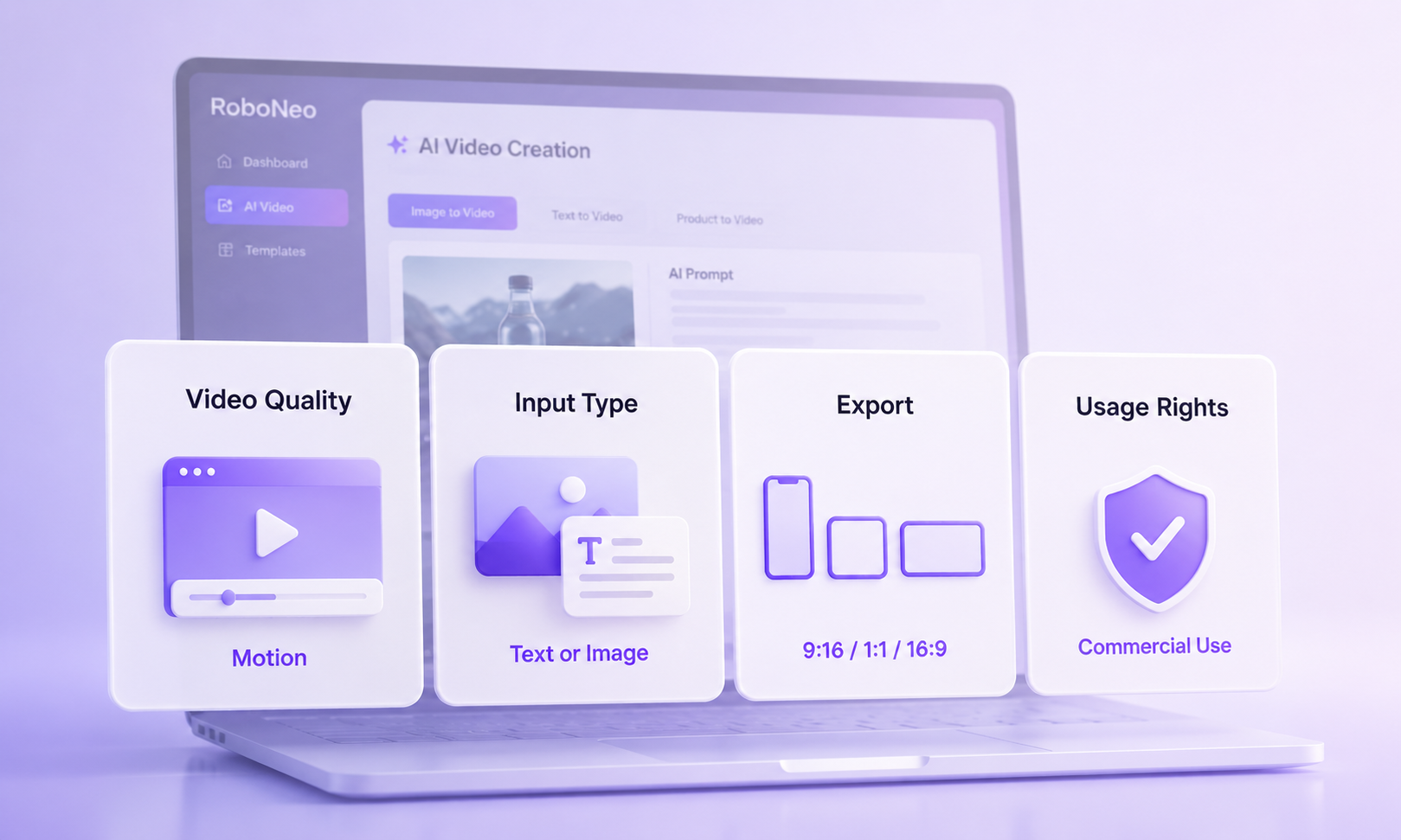 AI video creation tool features