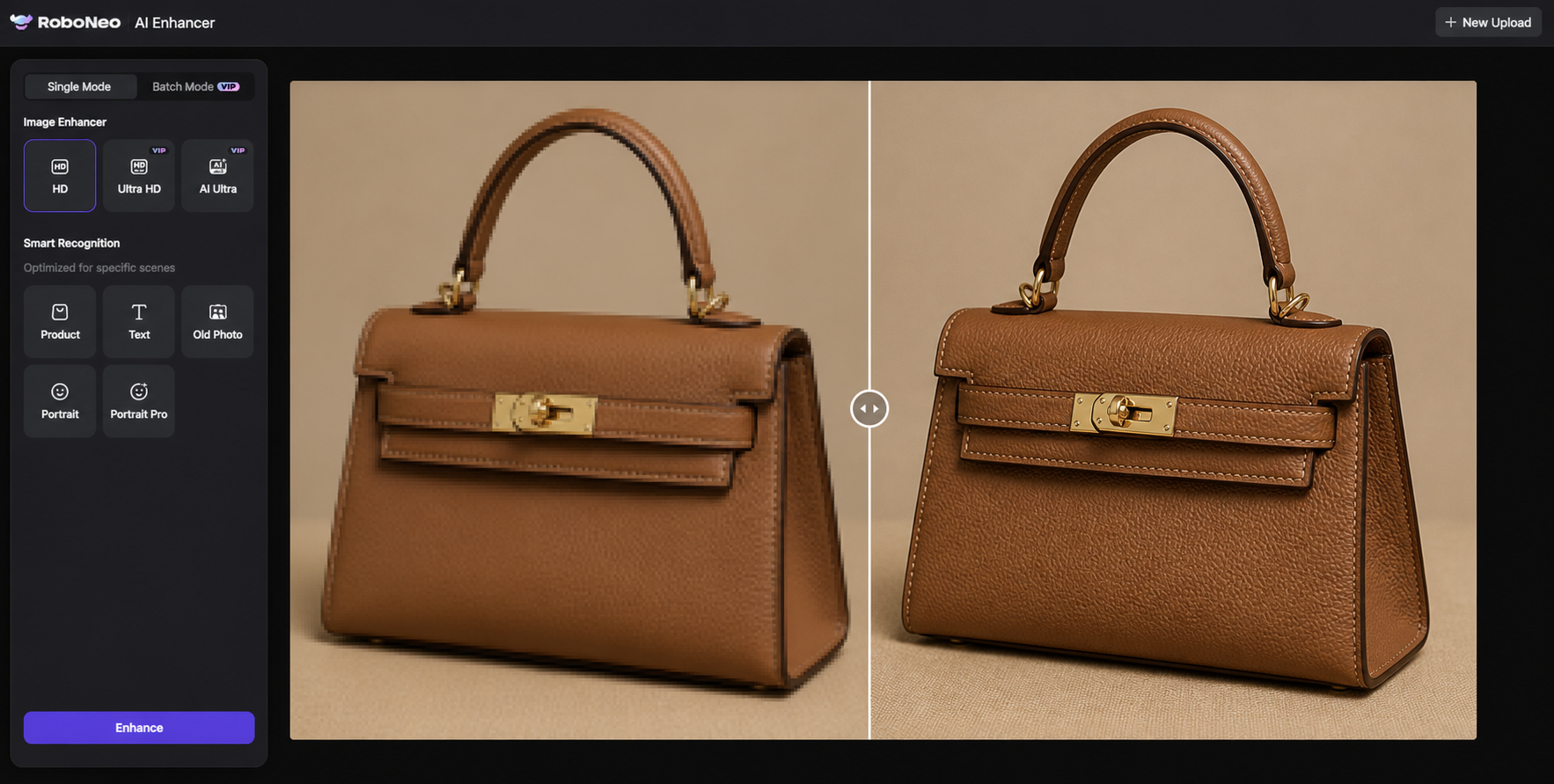 RoboNeo AI Enhancer for low resolution images RoboNeo AI Enhancer for low resolution images