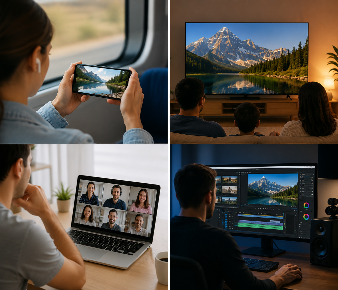 RoboNeo AI Video Enhancer across devices
