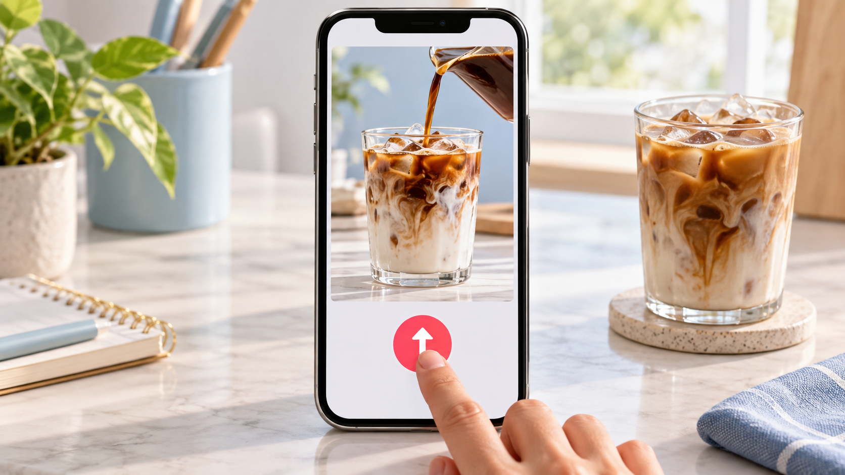Publishing a finished TikTok video Publishing a finished TikTok video