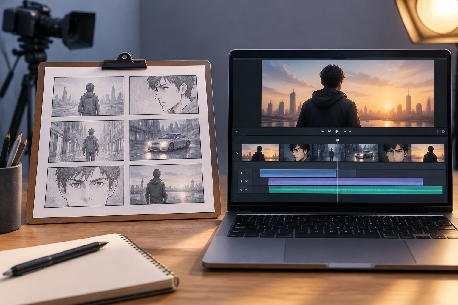 Storyboard vs animatic production workflow
