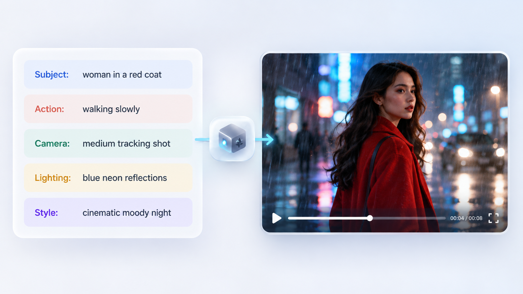 RoboNeo AI video maker cinematic prompt guide