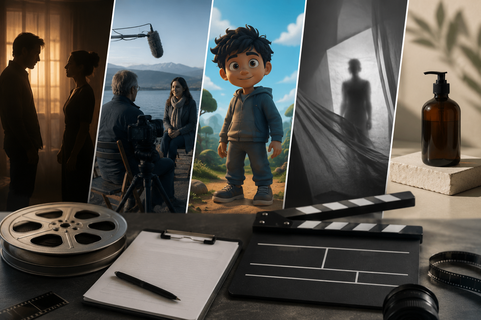 Short film types with camera gear Short film types with camera gear