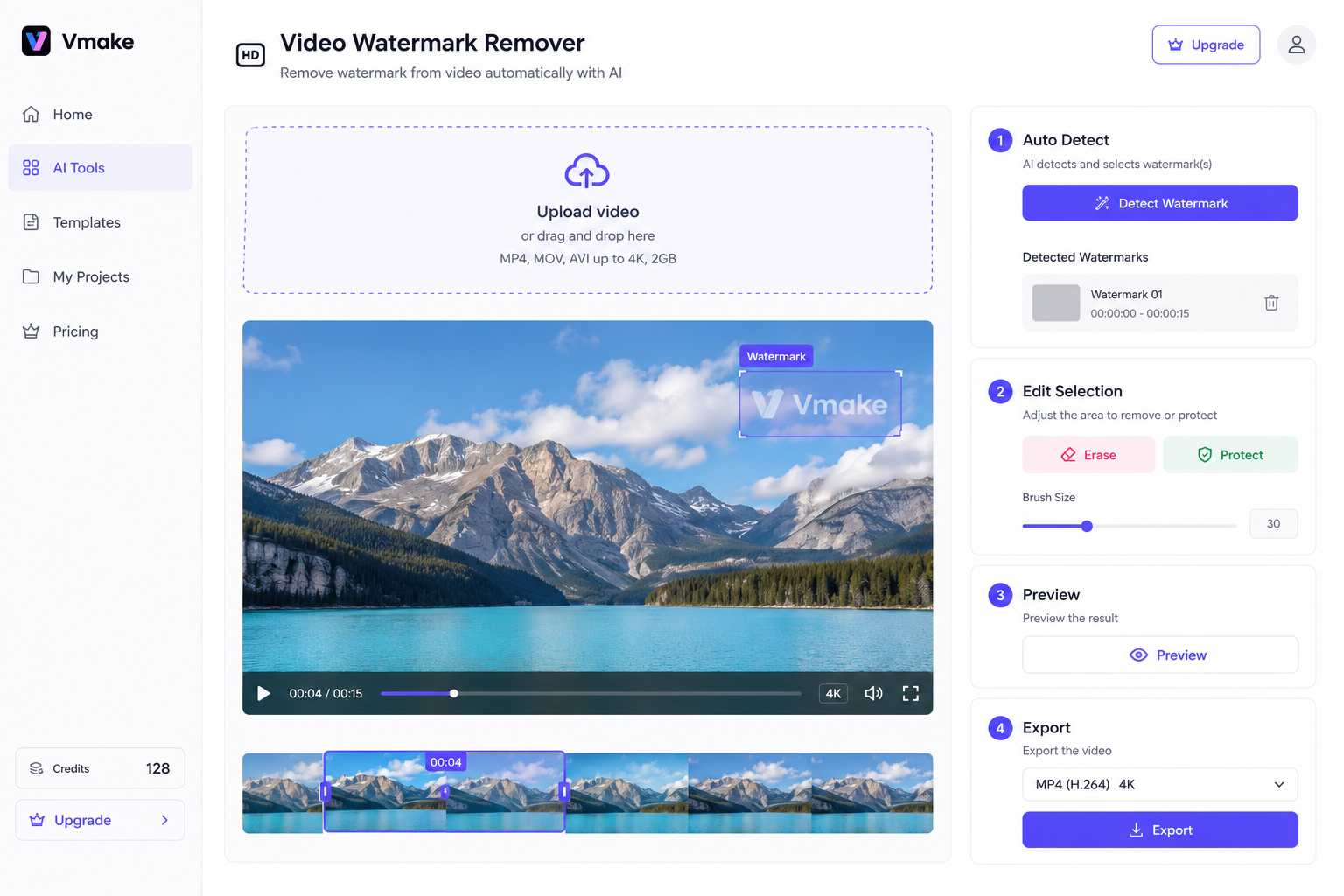 Vmake AI Video Watermark Remover: Tested and Reviewed