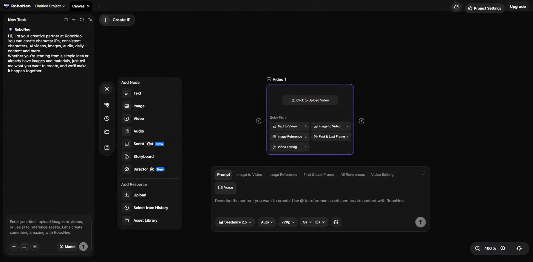 RoboNeo AI video text to video generation RoboNeo AI video text to video generation