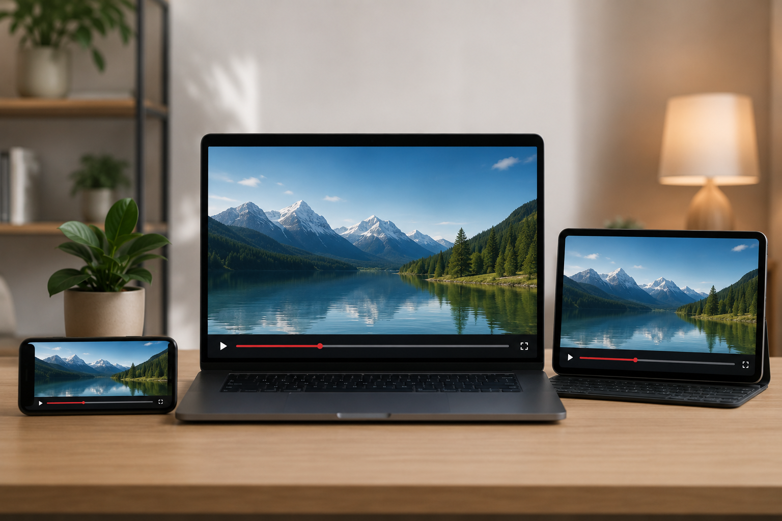 RoboNeo AI Video Enhancer on multiple devices