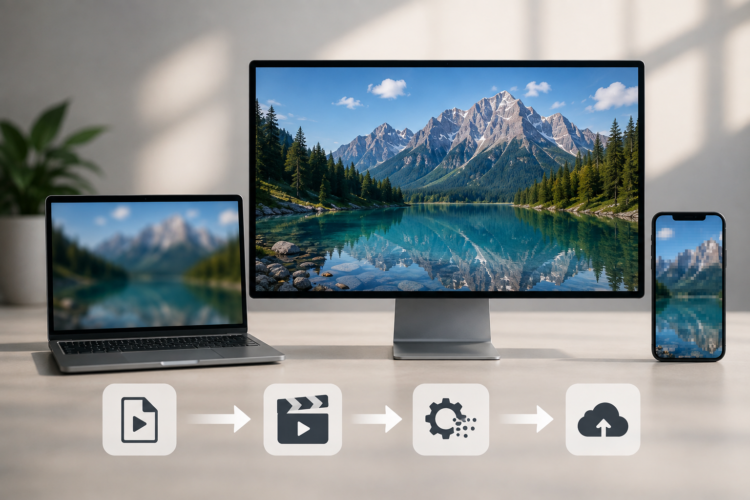 RoboNeo AI Video Enhancer for video upscaling
