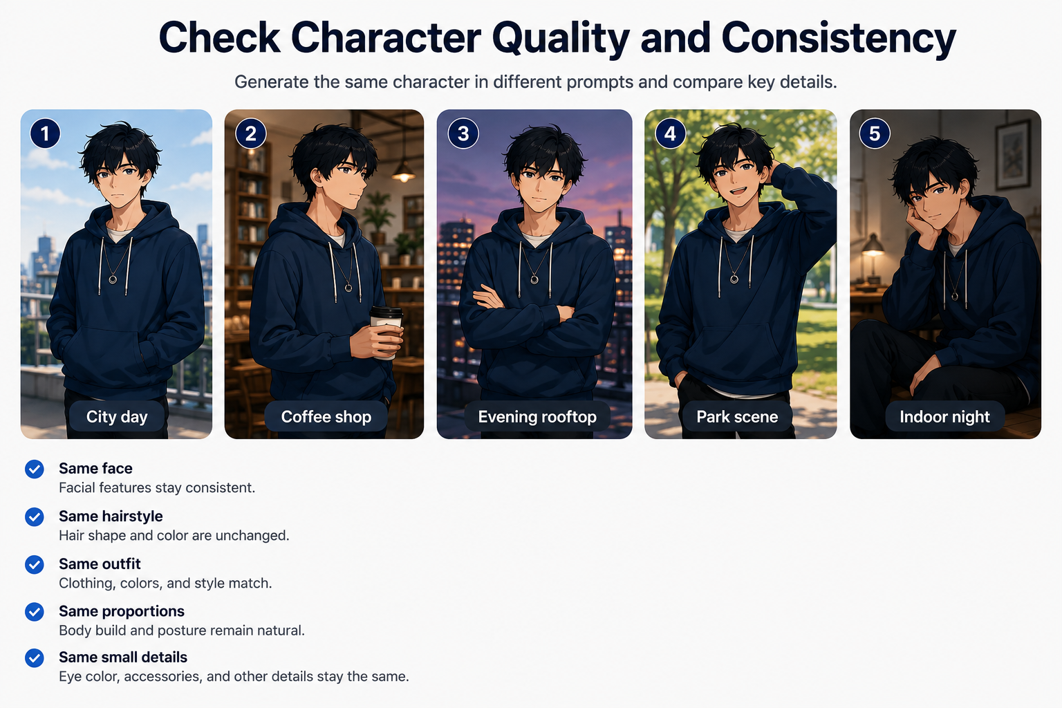 RoboNeo AI Character Generator Consistency