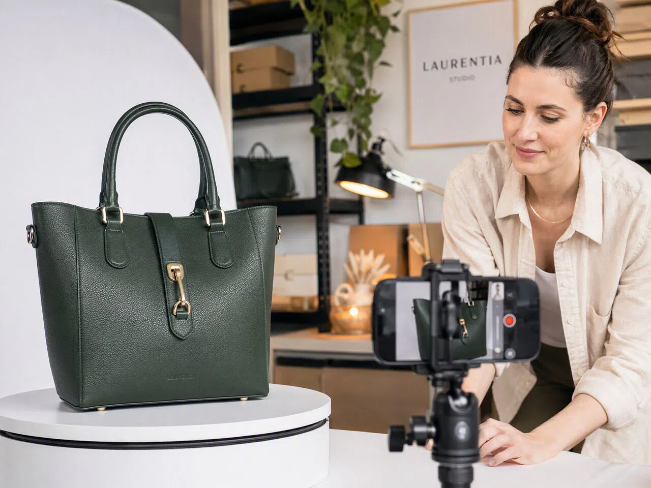 LAURENTIA handbag product video creation
