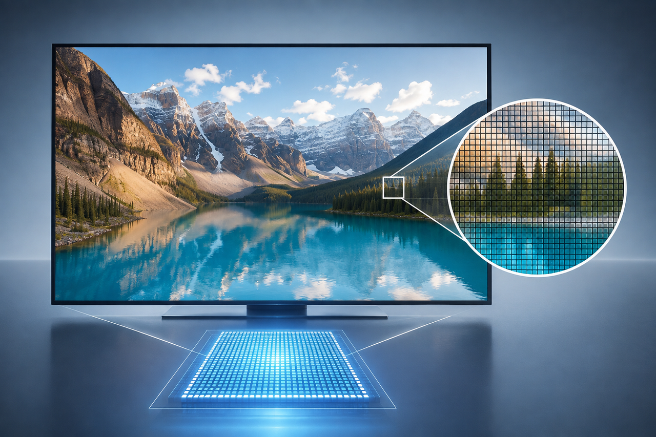 8K resolution pixel detail display