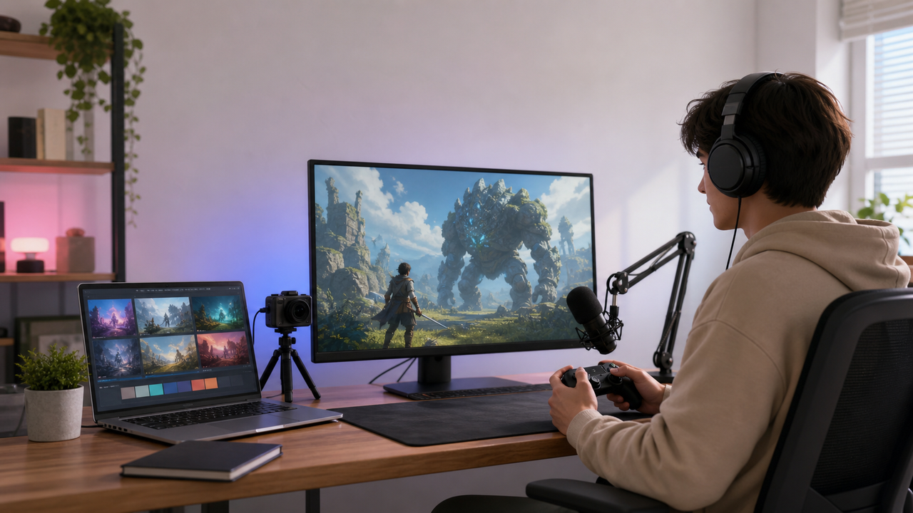 RoboNeo AI game video generator for gamers