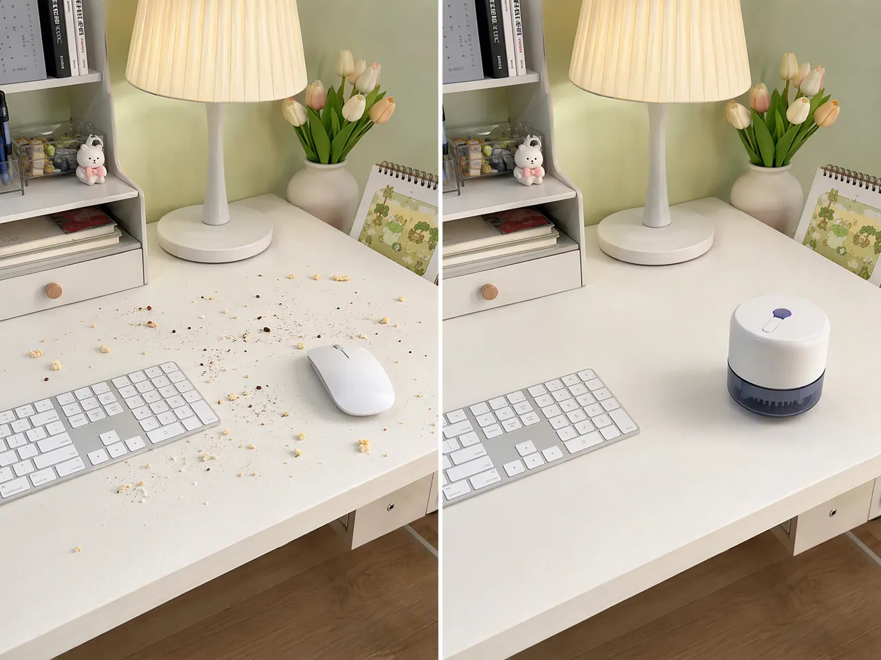 RoboNeo AI Desk Cleaning Product Ad